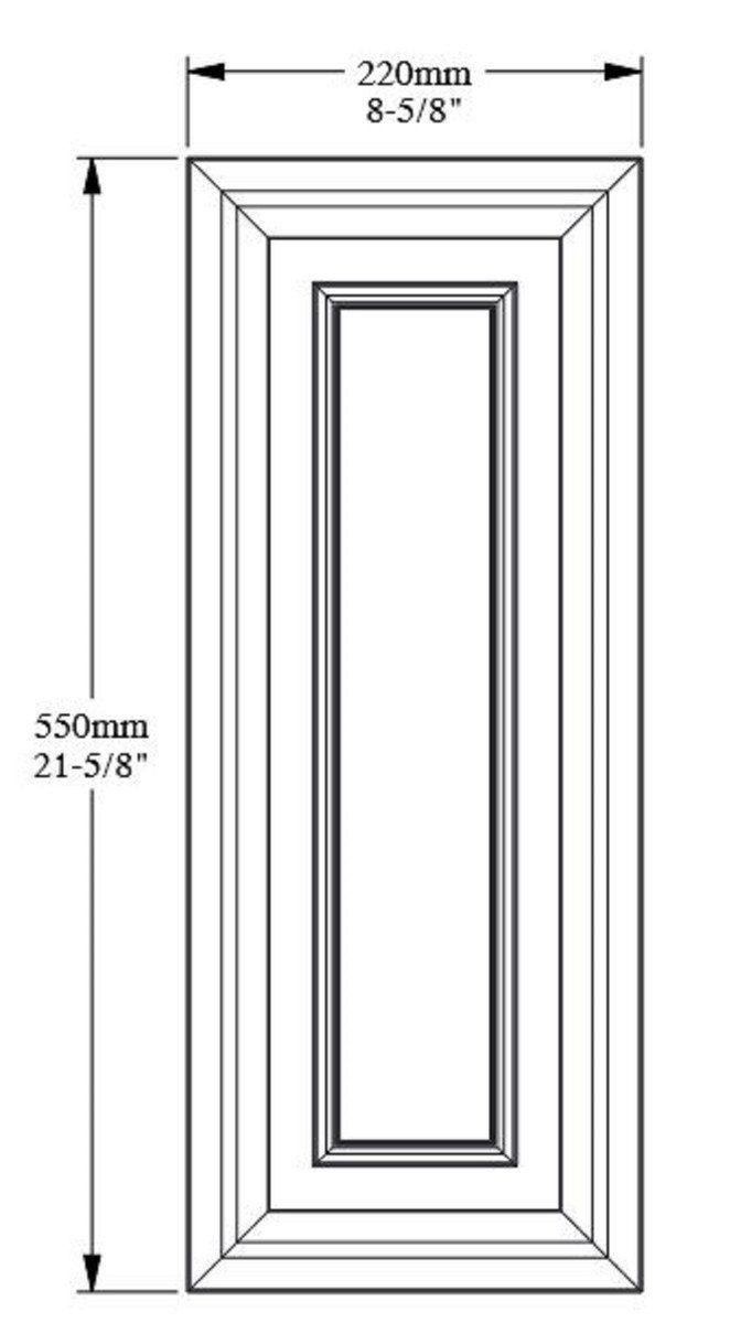 Thumbnail - Casa Padrino Zierleiste Wandpaneel Weiß 55 x 1,7 x H. 22 cm - Rechteckiges Paneel - Deko Accessoires