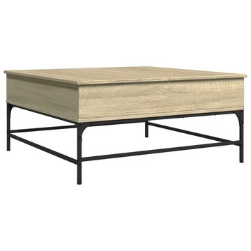 vidaXL Couchtisch Couchtisch Sonoma-Eiche 95x95x45 cm Holzwerkstoff und Metall (1-St)