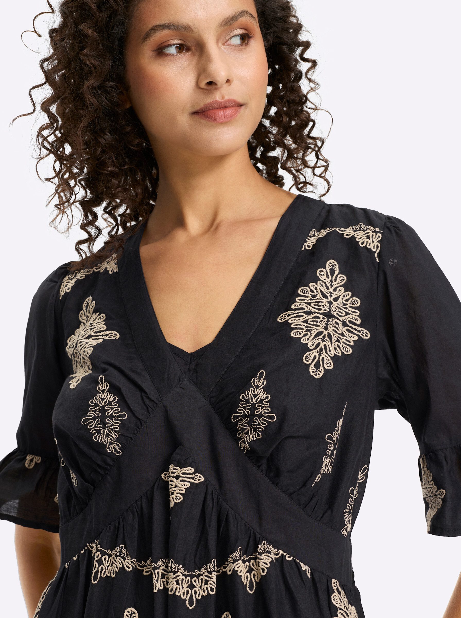 heine Etuikleid Kleid Langarm