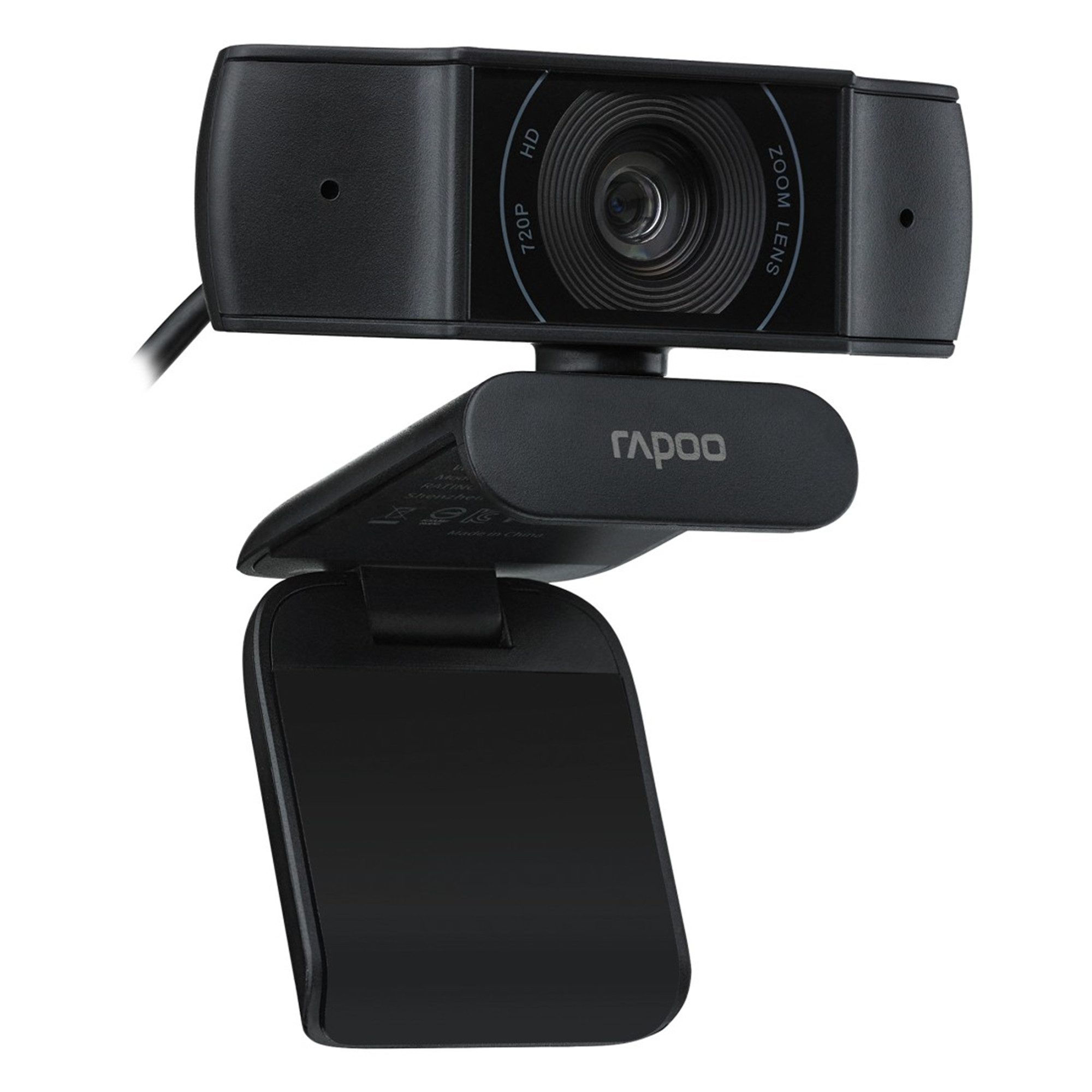 Rapoo XW170, HD, Schwarz Webcam
