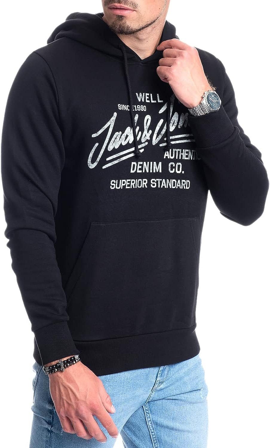 Jack & Jones Kapuzensweatshirt mit Logodruck günstig online kaufen
