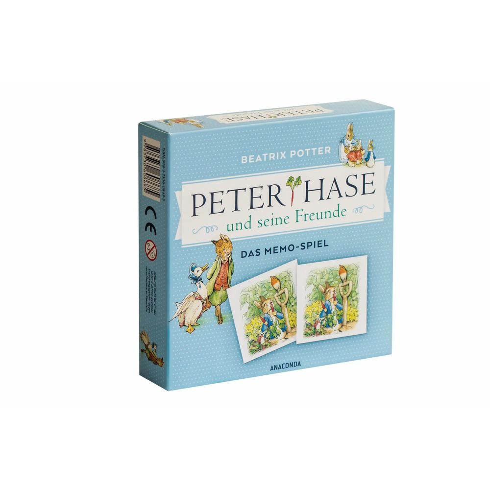 Anaconda Spiel Peter Hase und seine Freunde - Das Memo-Spiel mit 40 Spielkarten im...