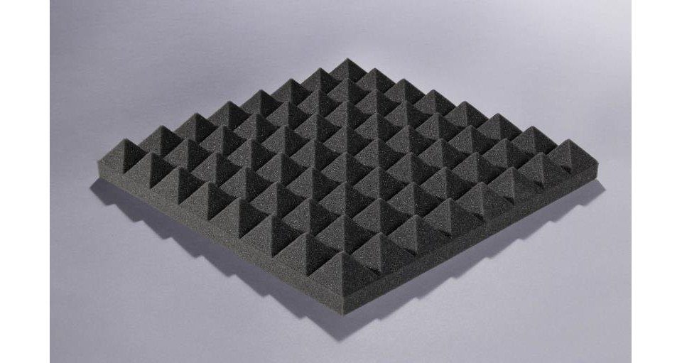 akupur Schaumstoffeinlage Akupur Schaumstoffpyramidenplatte anthrazit 40 x, OEKO-TEX® Standard 100 Zertifikatsnummer