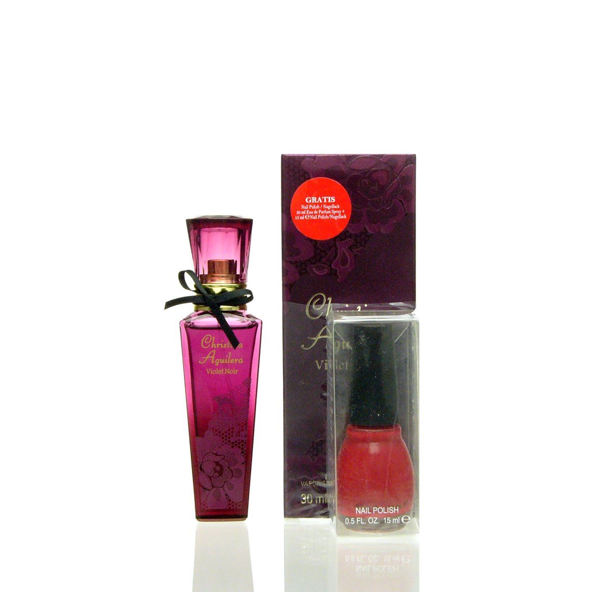 Damen Parfums Christina Aguilera Duft-Set Christina Aguilera Violet Noir Set - EDP 30 ml &