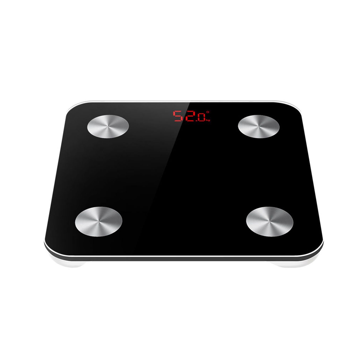 Zedelmaier Personenwaage Badezimmerwaage Badwaage 180kg, D=100g, set, NHFG261RB, körperfettwaage,digitale personenwaagen körperwaage