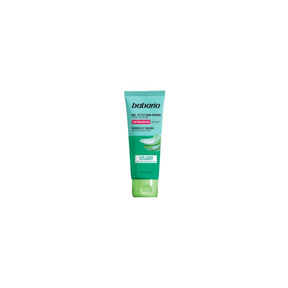 babaria Sonnenschutzpflege After Sun Gesichtsgel mit Aloe und Hyaluronsäure