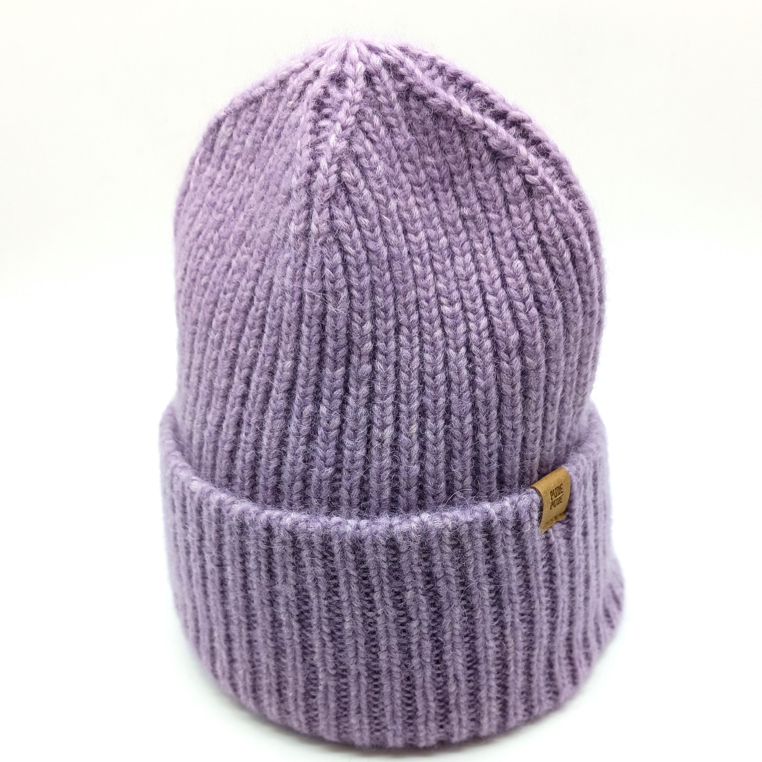 PURE PURE by Bauer Strickmütze DA-Strickmütze Babyalpaka flieder