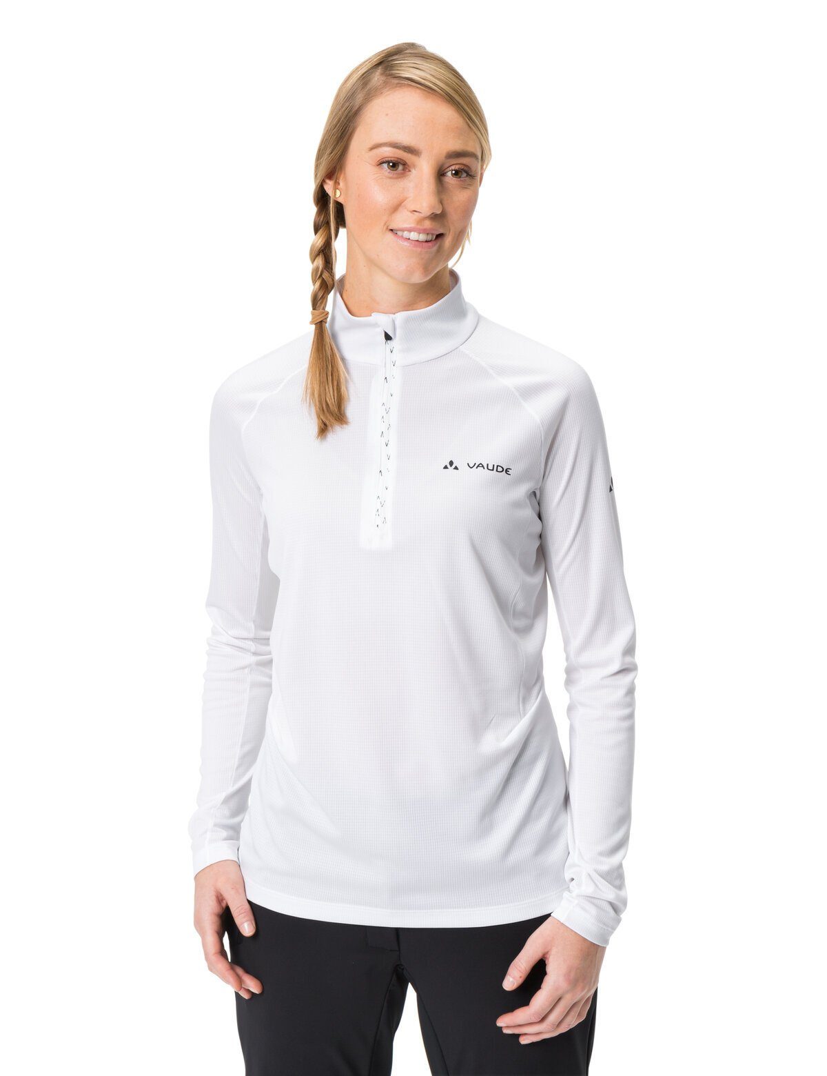 white Green Larice Shirt (1-tlg) Women's uni Shape Rundhalspullover II VAUDE Light