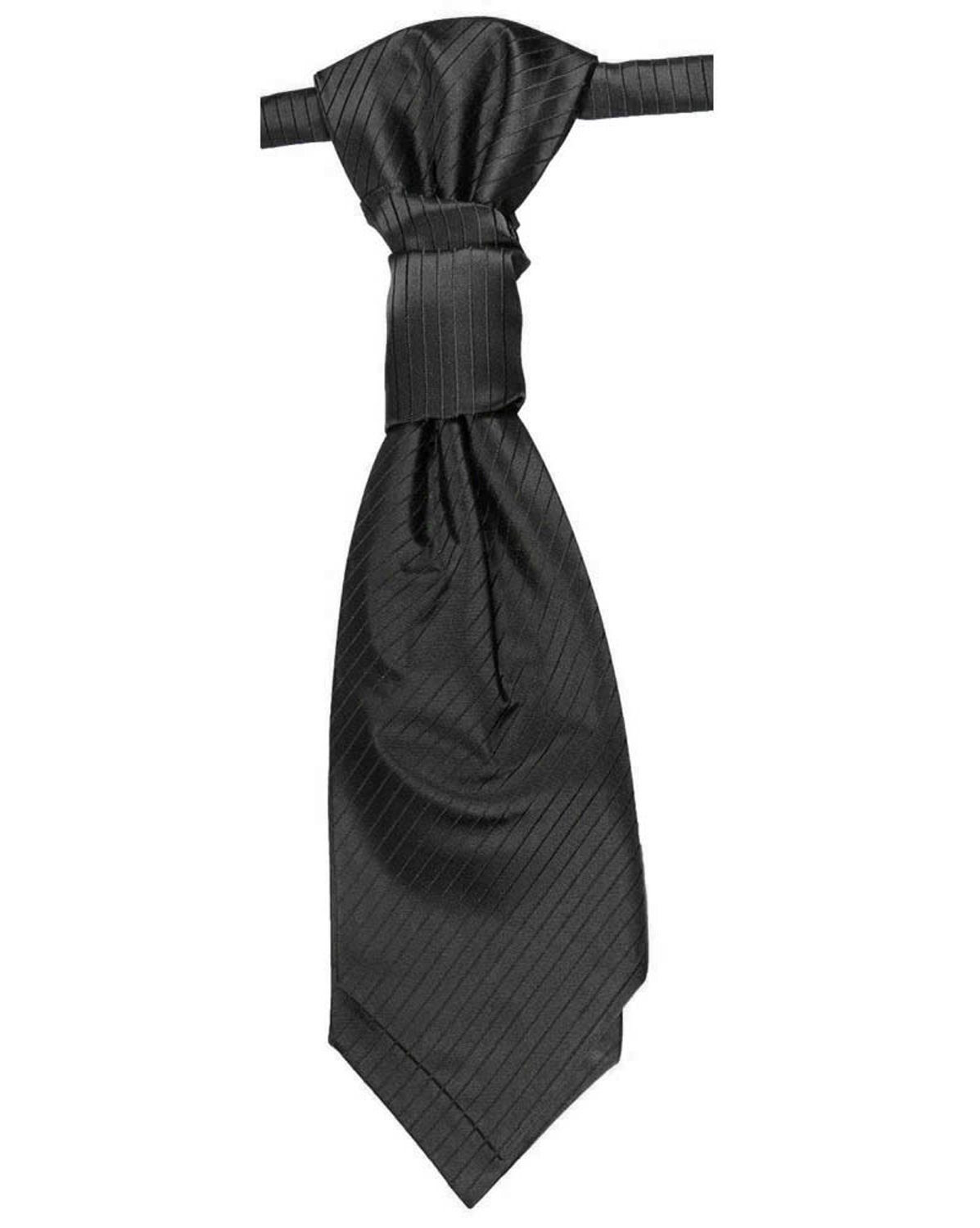Paul Malone Anzugweste Herren Hochzeitsweste mit Plastron Set 2tlg schwarz - Bräutigam (Set, 2-tlg., mit Weste und Plastron) schwarz V21, Gr. 48 (XS) – Bild 4 von 5