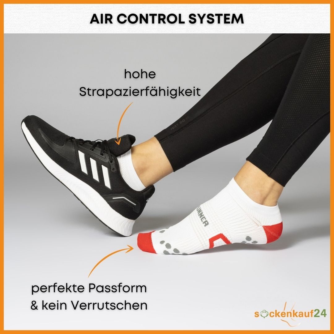 sockenkauf24 Laufsocken low Cut Sportsocken für Herren & Damen Laufsocken kurz (3-Paar) Atmungsaktive Running Socks 50203P WP