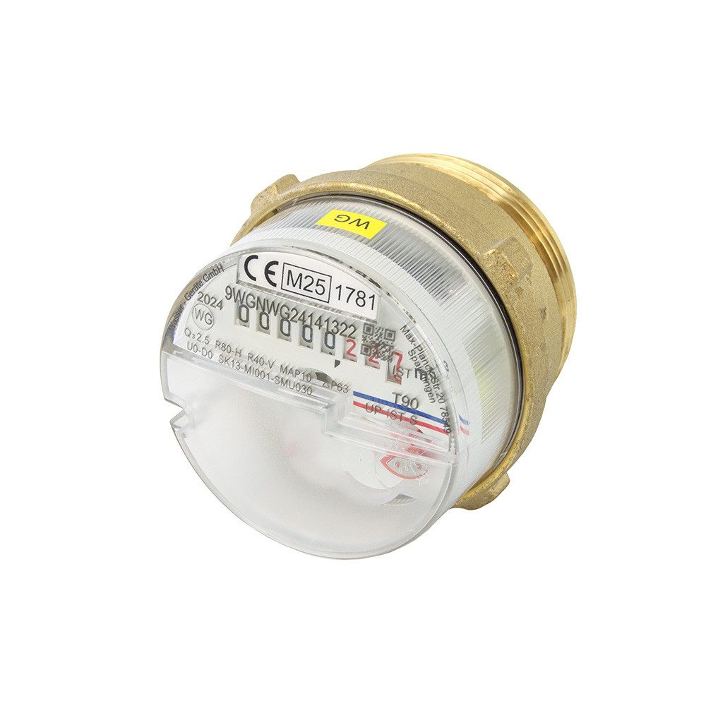 Wassergeräte Kaltwasserzähler Unterputzzähler Koax "ECO" TWO in ONE 65mm