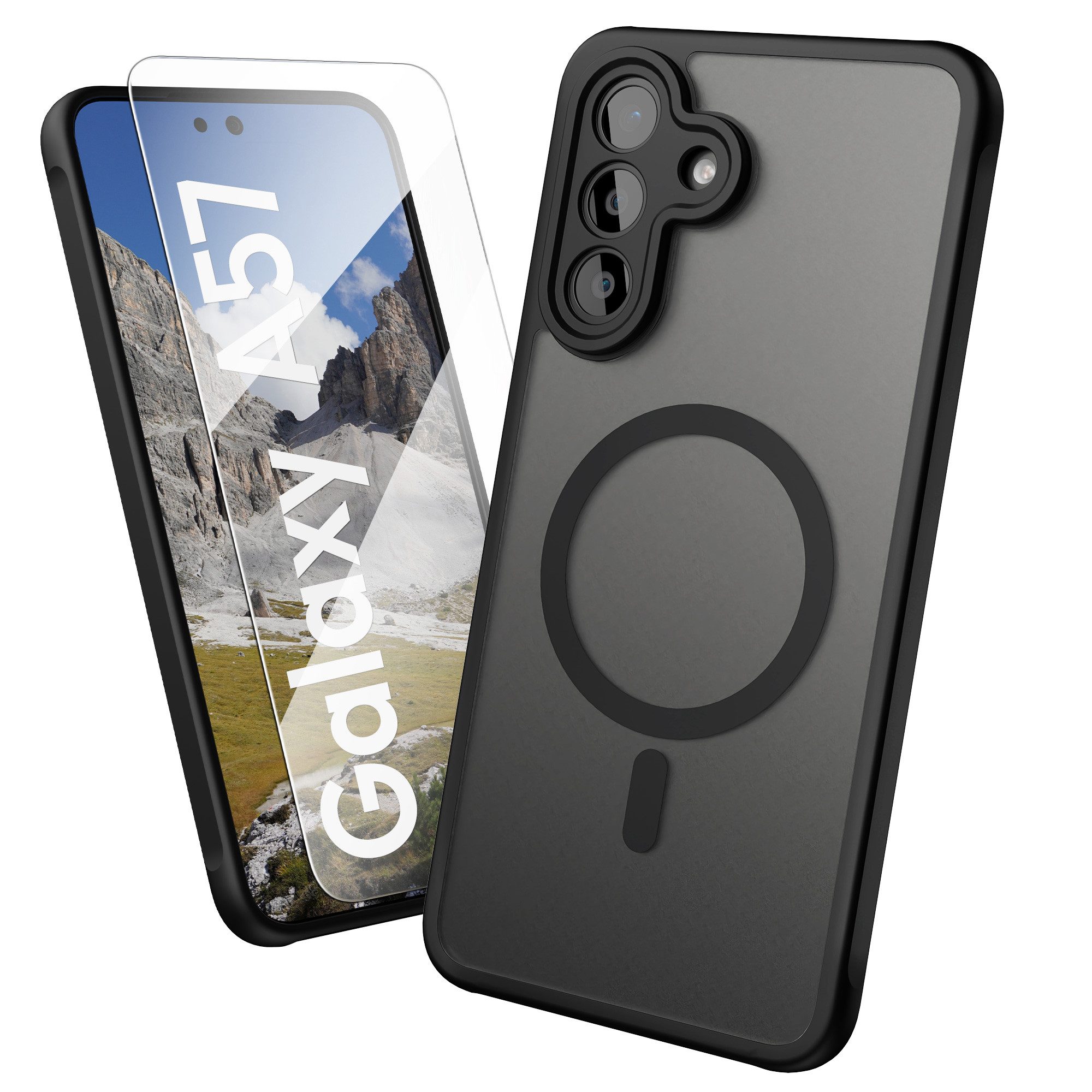 Oakshield Smartphone-Hülle Hülle für Samsung Galaxy A57 5G Handyhülle transparent, Schutzhülle stoßfest mit Kameraschutz - Case