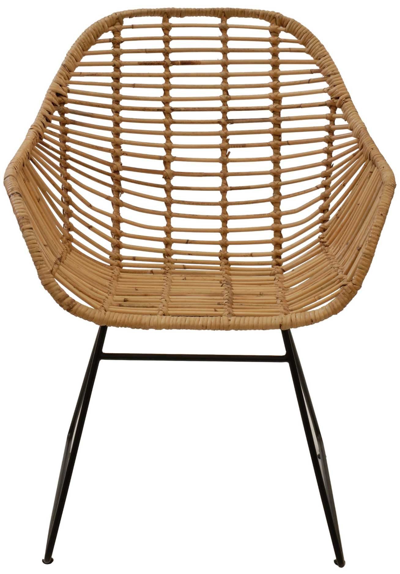 Krines Home Esszimmersessel Rattan Retro Sessel günstig online kaufen