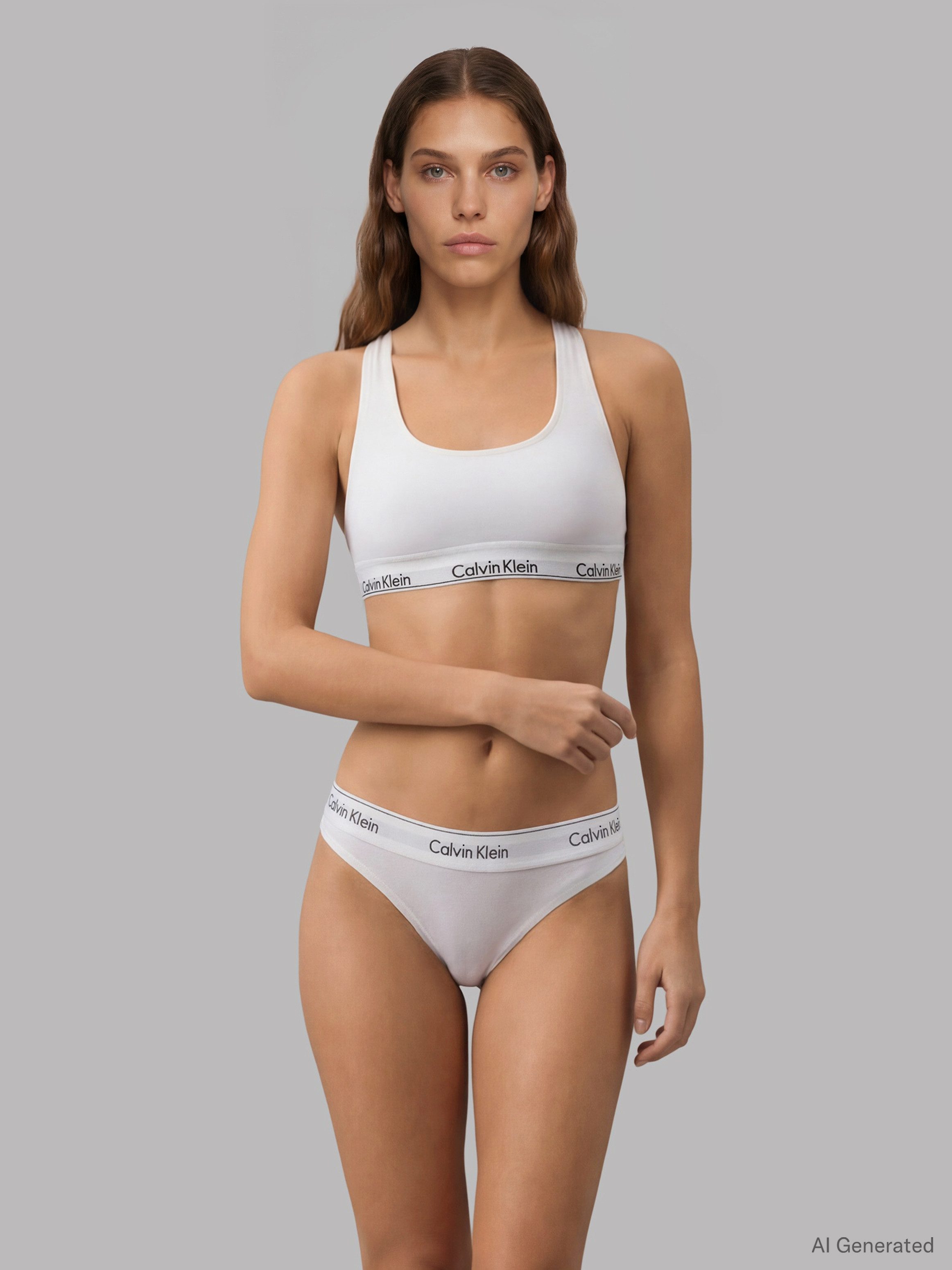 Calvin Klein Underwear Bralette BRALETTE 2PK (Packung, 2er-Pack) Körpernahe Passform mit elastischem Bund