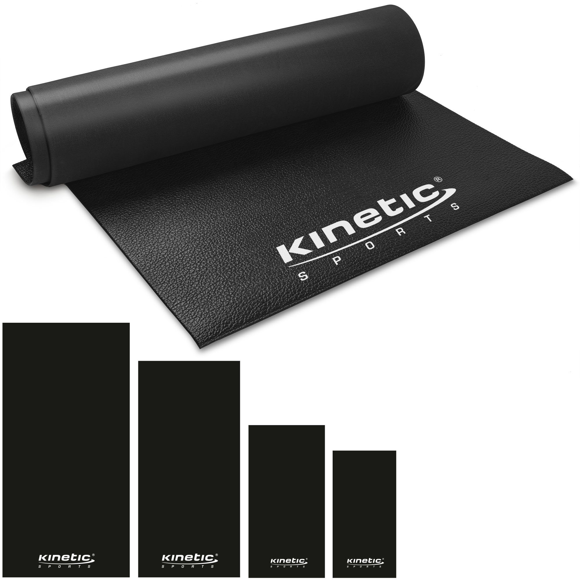 PVC, schwarz Kinetic Größen 6 mm, 4 Bodenschutzmatte PFM06, Sports Material: in