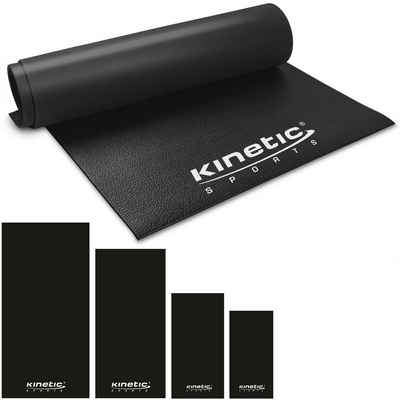 Kinetic Sports Bodenschutzmatte PFM06, 6 mm, Material: PVC, schwarz in 4 Größen