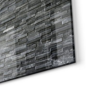 DEQORI Küchenrückwand 'Natursteinmauer', Glas Spritzschutz Badrückwand Herdblende