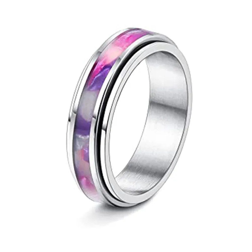 Eyecatcher Fingerring Eleganter Opal Optik Ring in Roségold und Silber, Sti günstig online kaufen