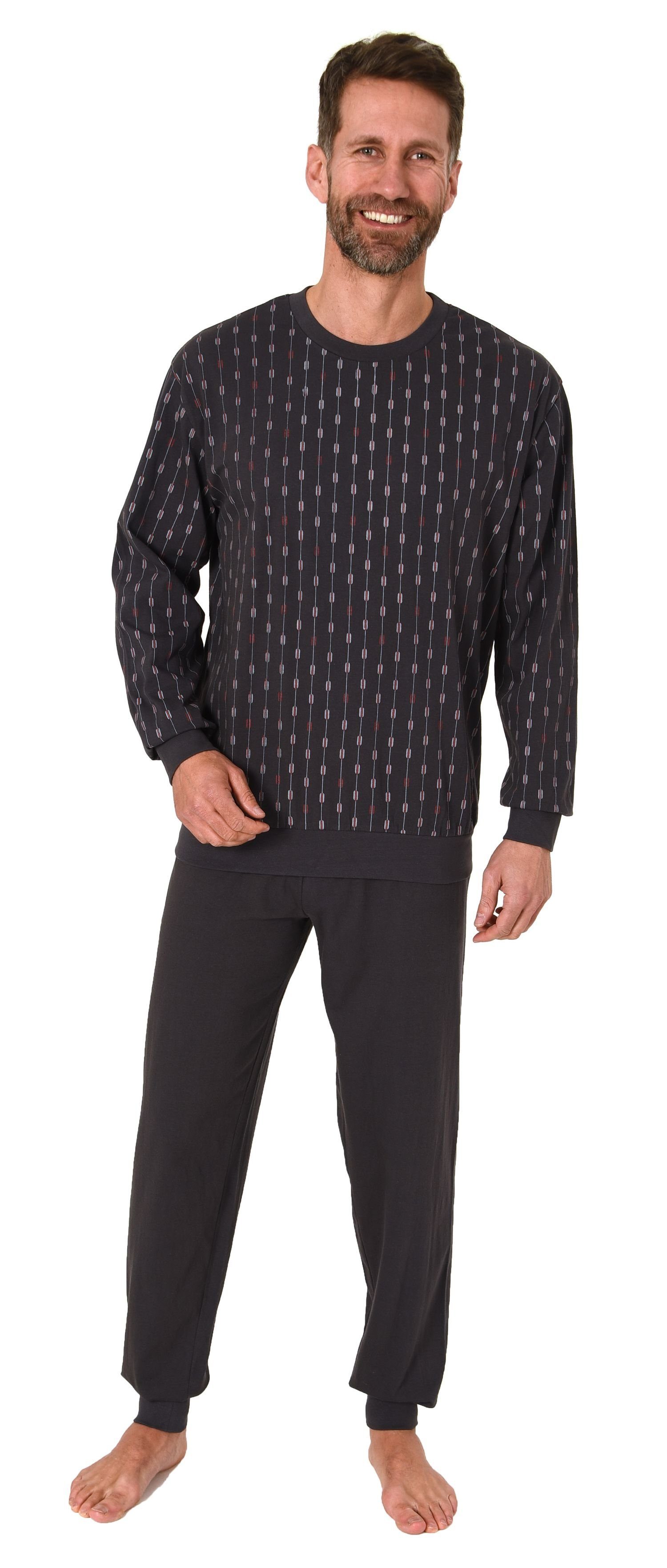Normann Pyjama Herren Schlafanzug langarm, Pyjama günstig online kaufen
