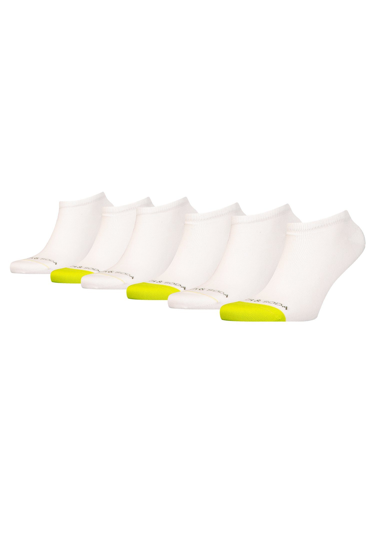 Scotch & Soda Kurzsocken SCSO Dip Toe Sneaker Socks 6P (6-Paar, 6er-Pack)