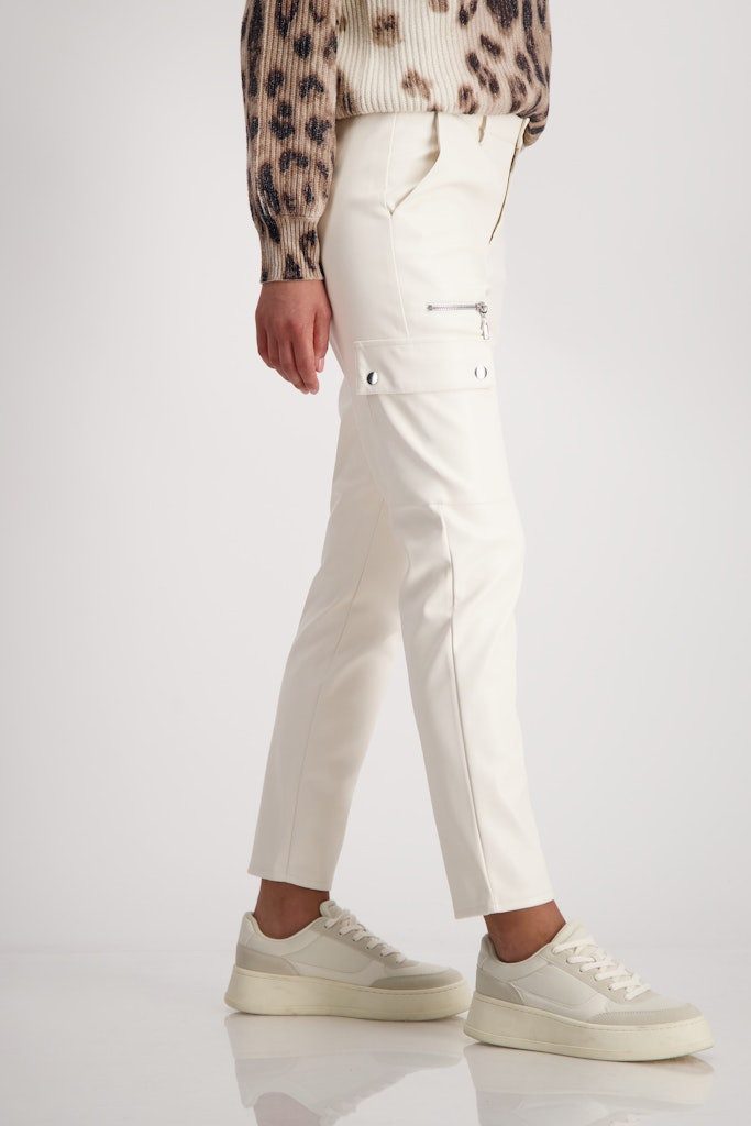 Monari 2-in-1-Hose Lederimitat-Hose marshmallow günstig online kaufen