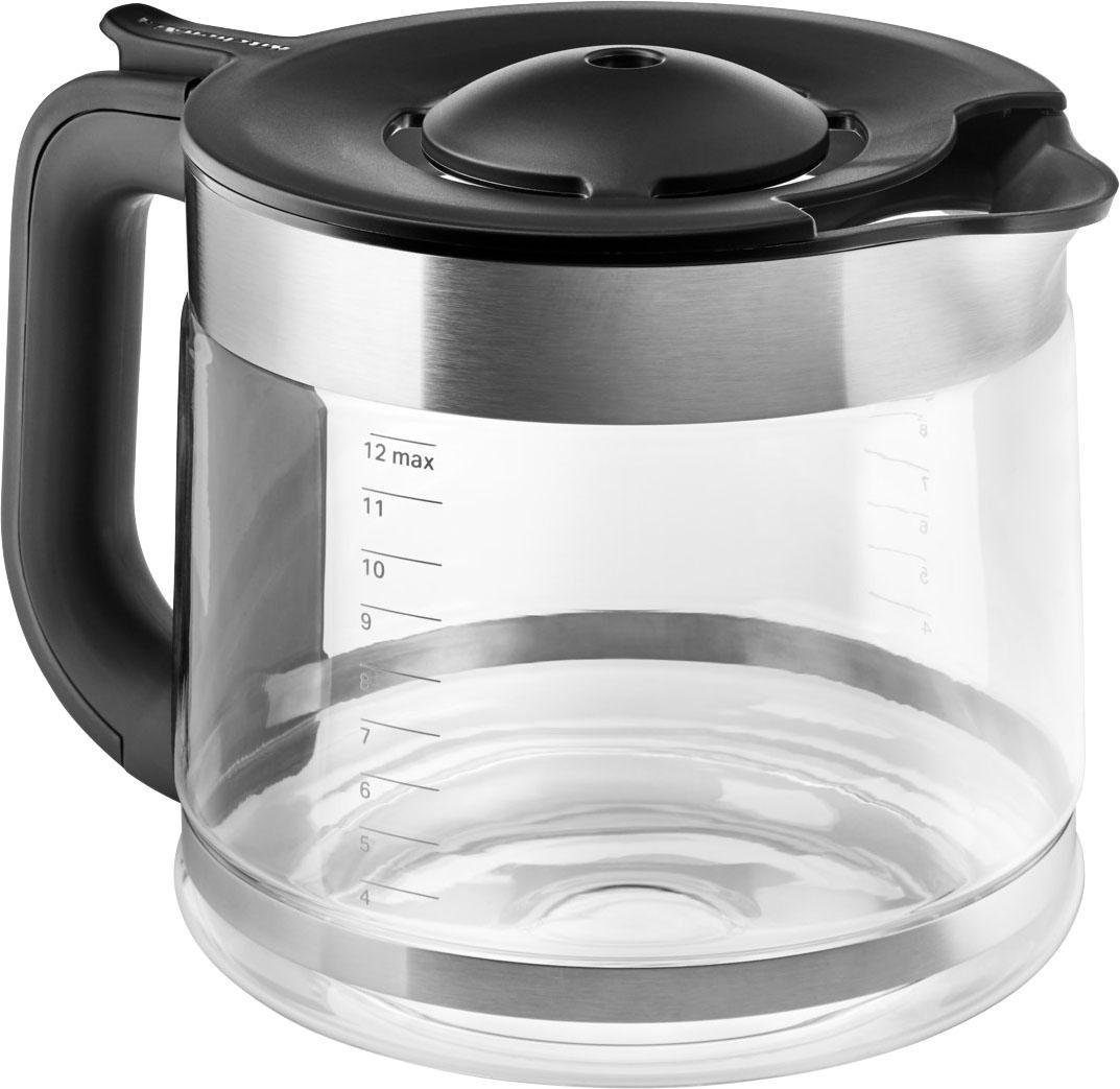 KitchenAid Filterkaffeemaschine 5KCM1208EWH WEISS, 1,7l Kaffeekanne, CLASSIC Drip-Kaffeemaschine mit spiralförmigem Wasserauslass