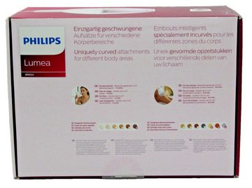 Philips IPL-Haarentferner Lumea Prestige BRI944/00 8000 Series, 450.000 Lichtimpulse, Hauttonsensor, 2 Aufsätze (Gesicht + Körper)