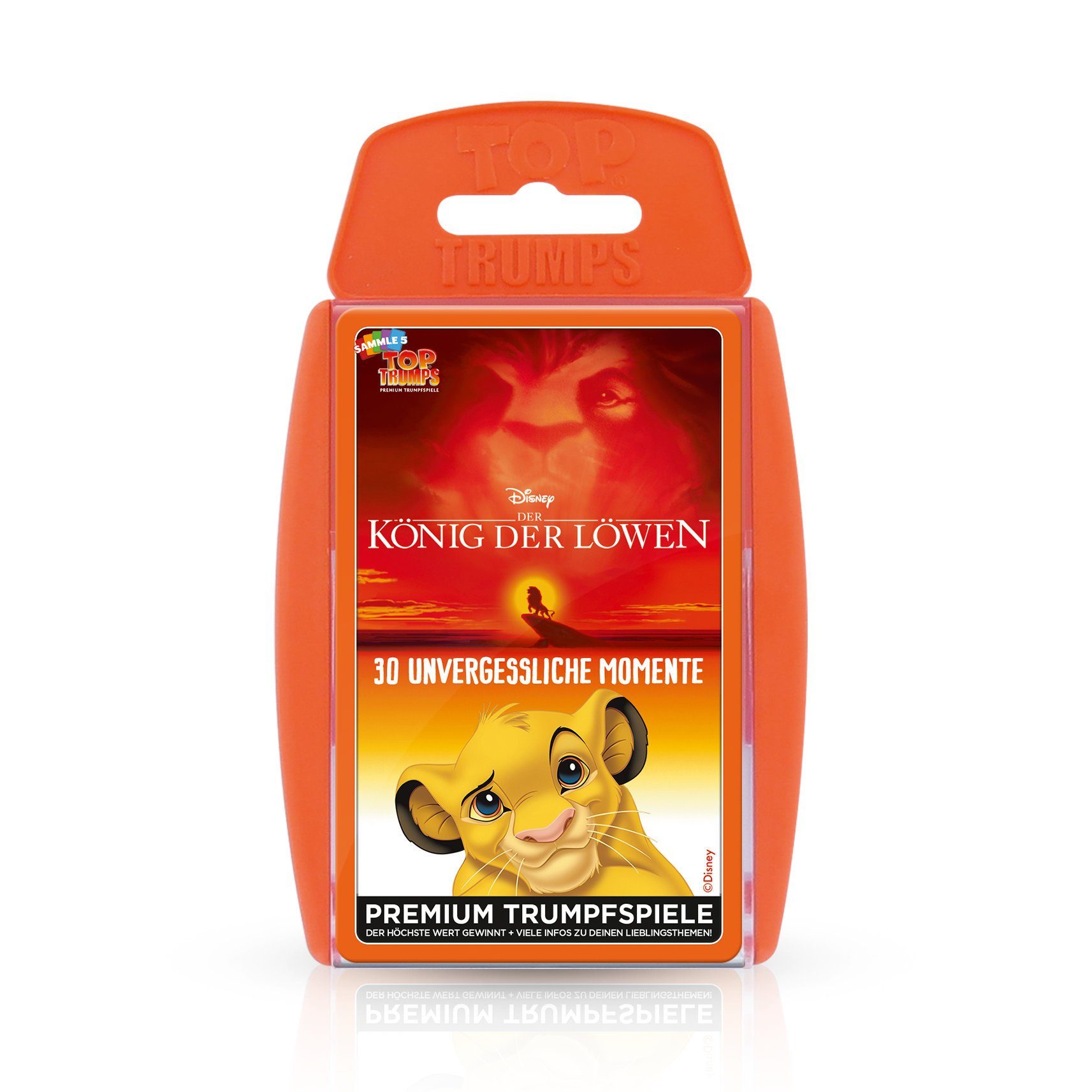 Winning Moves Spiel Top Trumps Король лев, Quartett