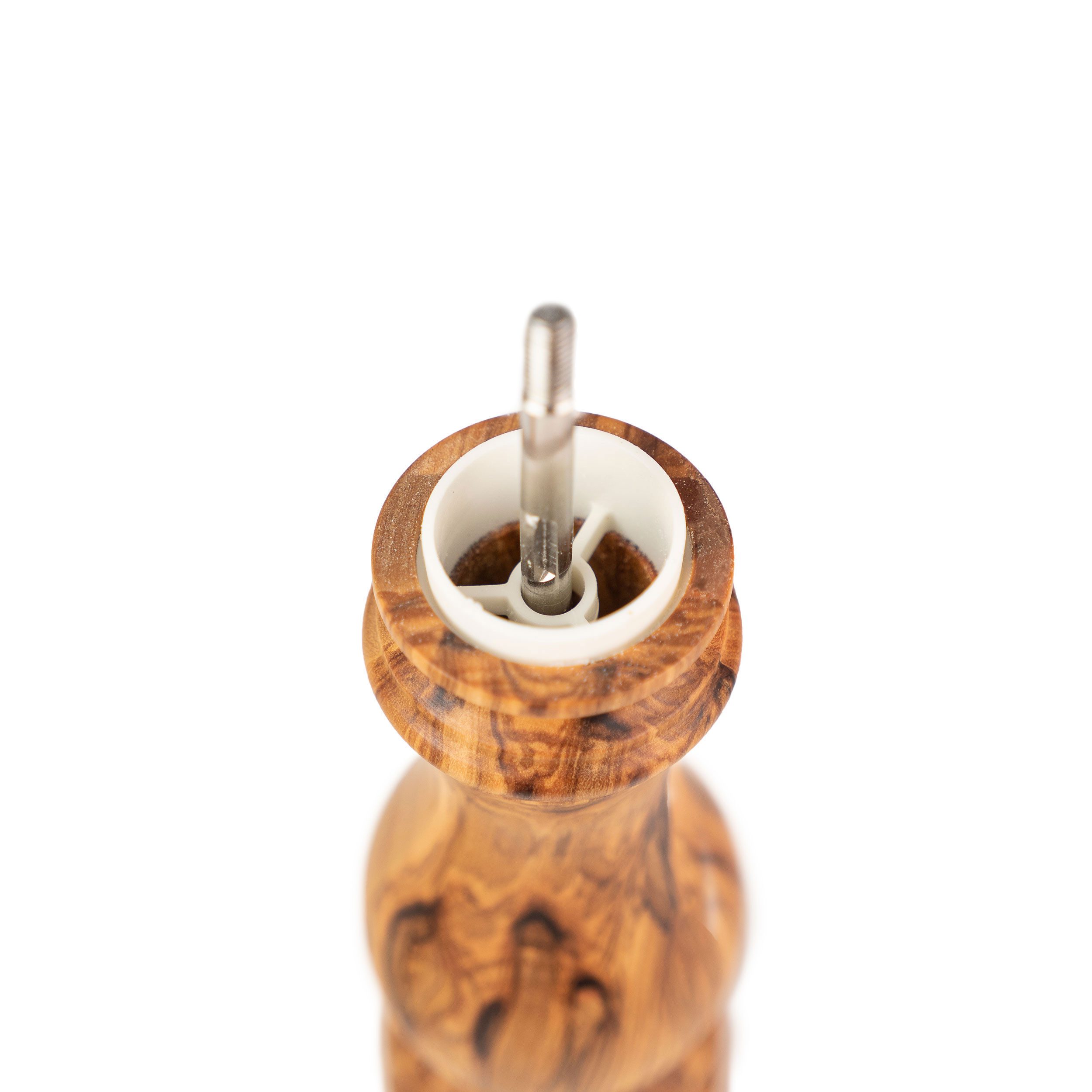 PEUGEOT Salzmühle PARIS 22cm Olivenholz Natur Stahlmahlwerk Gewürzmühl Manuell Manuell