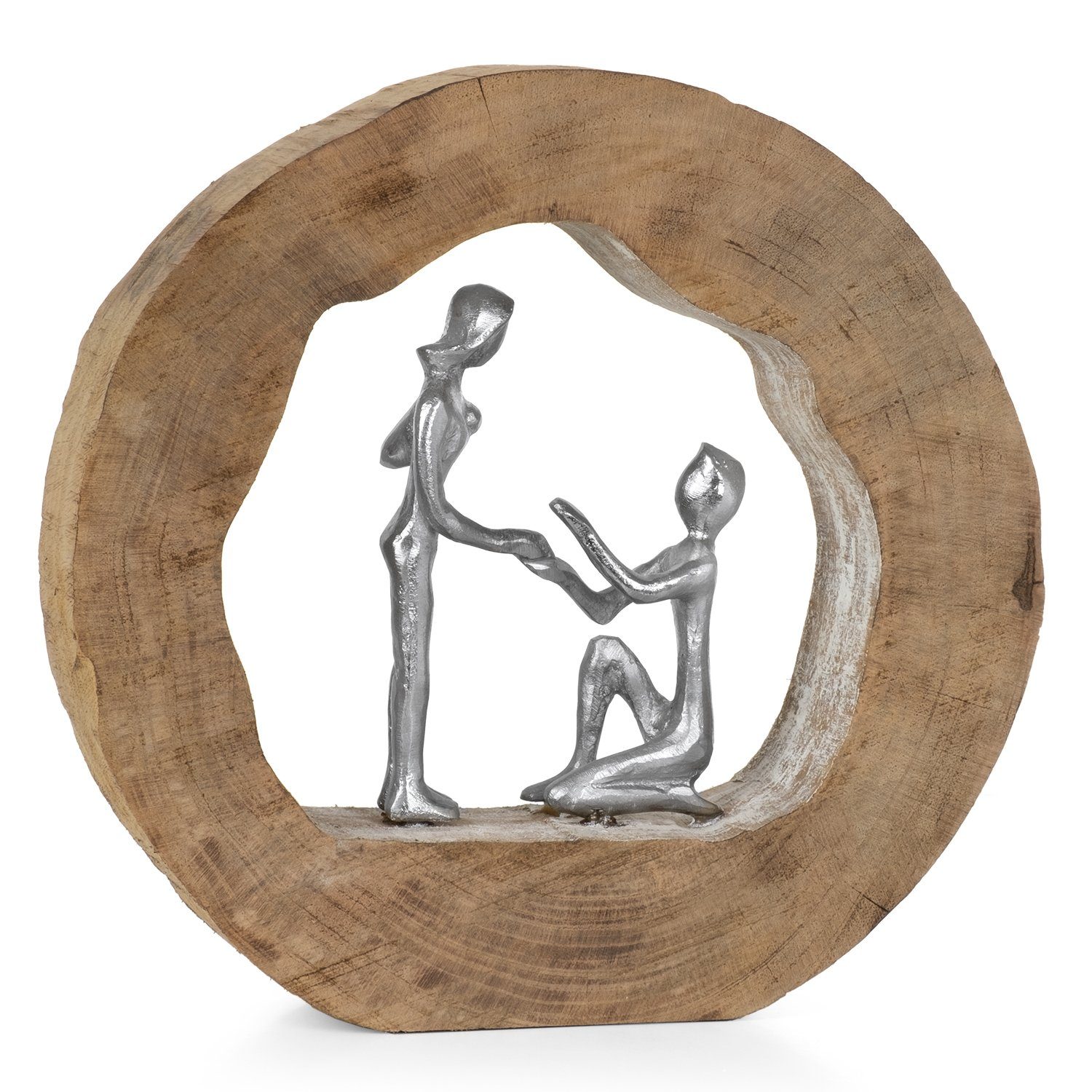 Moritz Skulptur Skulptur Heiratsantrag 29x6x28cm Antrag, Holz, Tischdeko, F günstig online kaufen