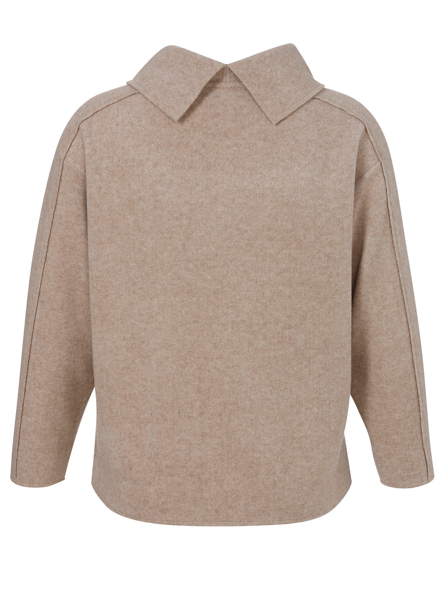 VIA APPIA Sweatshirt Sweatshirt Stehkragen 1/1 Arm