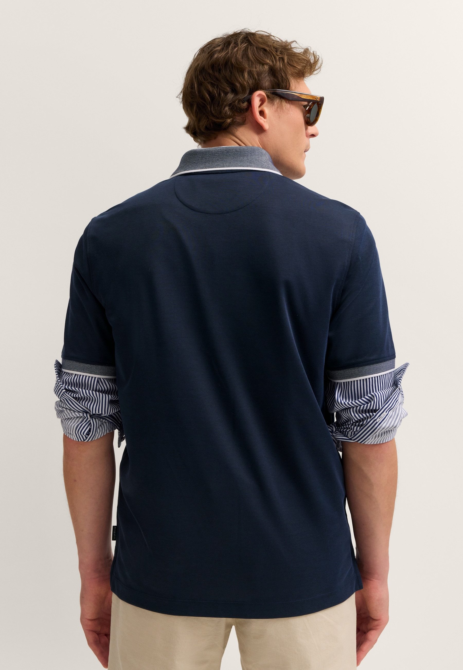bugatti Poloshirt Modern Fit mit einer Brusttasche