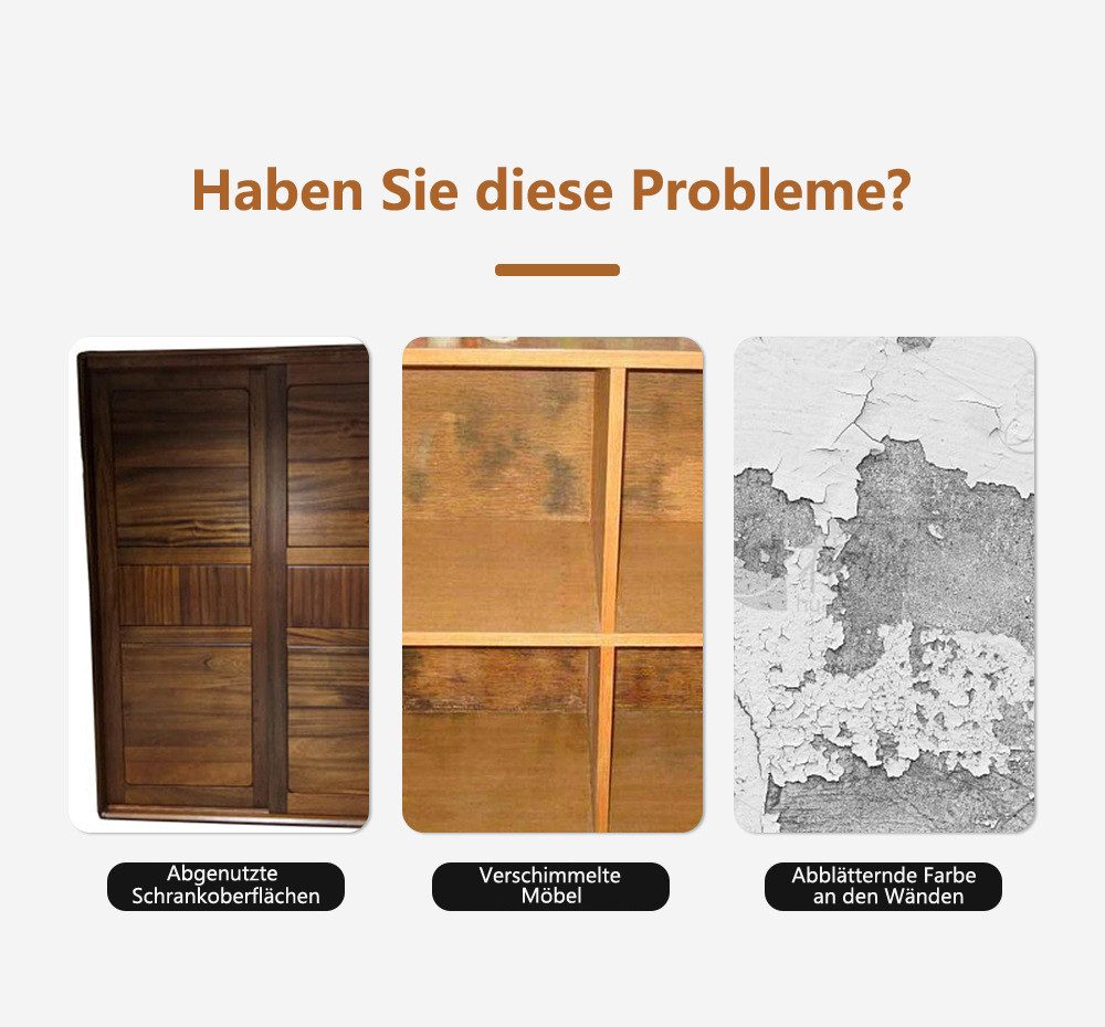 Agger Fliesenaufkleber Selbstklebende Kontaktfolie in Holzoptik für Schränke, Schubladen, und Arbeitsplatten. Dekofolie 300 x 40cm - Zuschneidbar