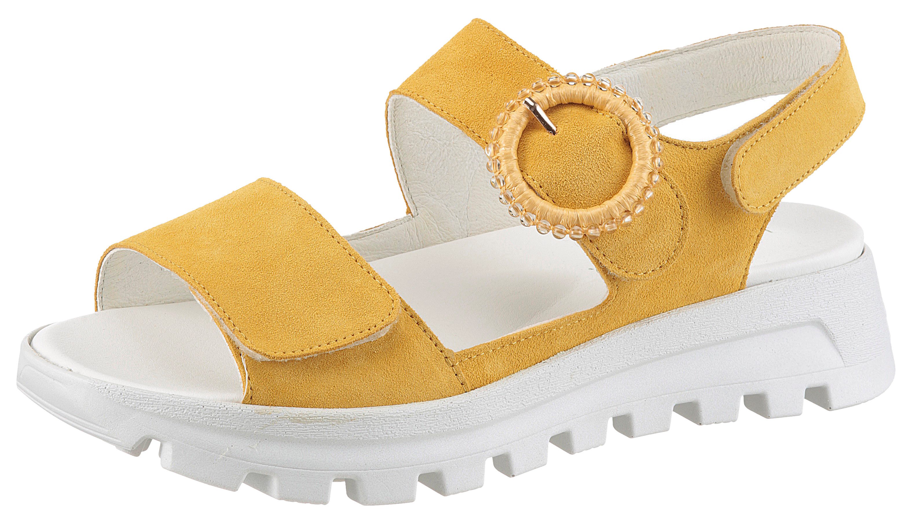 Waldläufer H-NELE Plateausandale Sommerschuh, Sandalette, Klettschuh in Kom günstig online kaufen