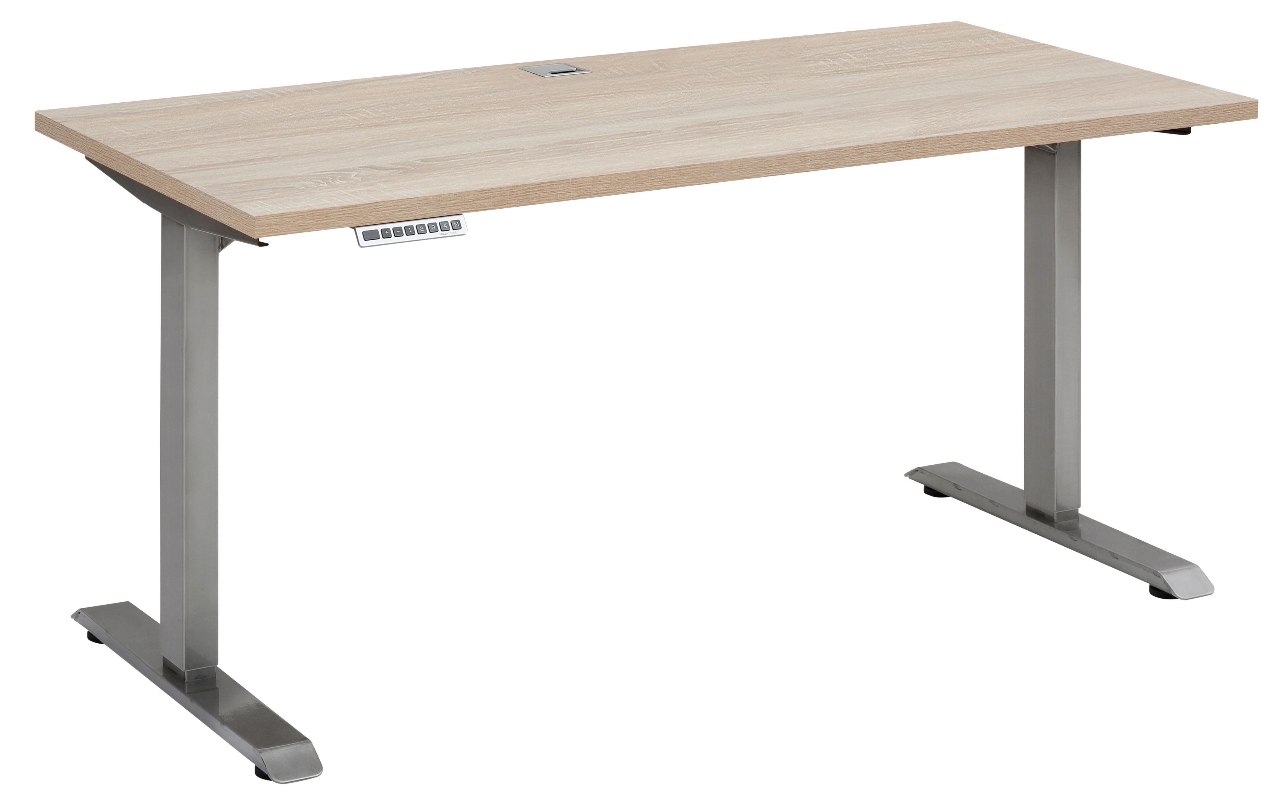 Maja Möbel Schreibtisch -Gestell el. höhenverstellbar, 2Motoren 120kg, 4-fach Memory