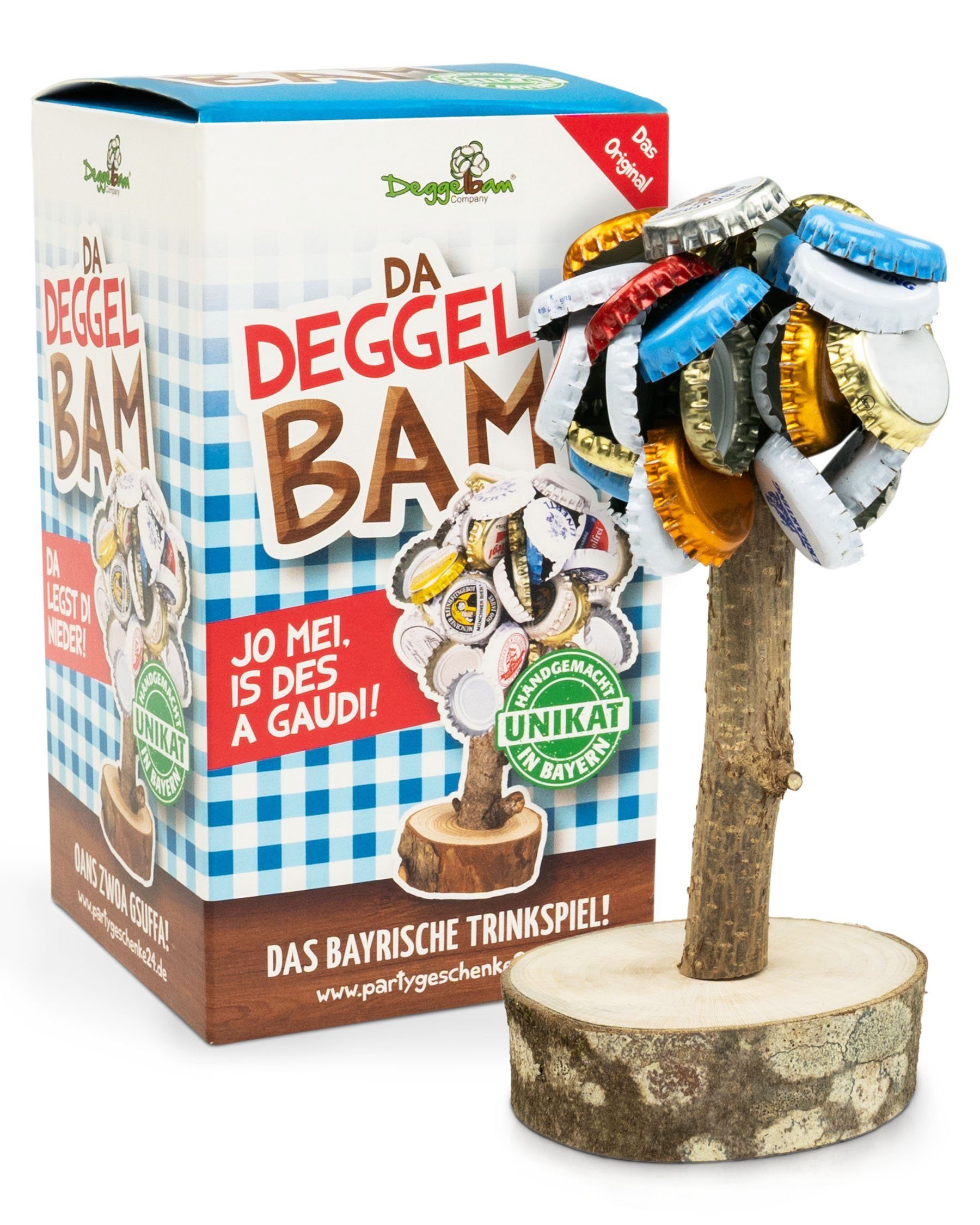 Deggelbam Magnethalter Das Original! Deckelbaum Kronkorkenhalter Magnetbaum (Geburtstagsgeschenk Männergeschenk, Weihnachtsgeschenk Vatertagsgeschenk), Handgemacht in Bayern / Einzigartig / Hingucker / Super praktisch