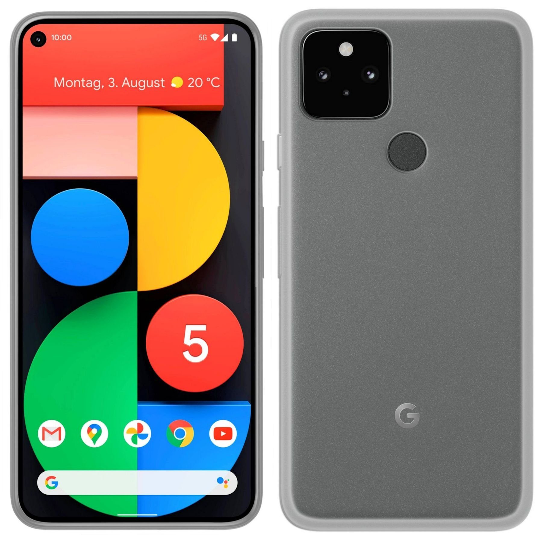 cofi1453 Handyhülle Silikon Hülle Basic für Google Pixel 5, Case Cover Schutzhülle Bumper