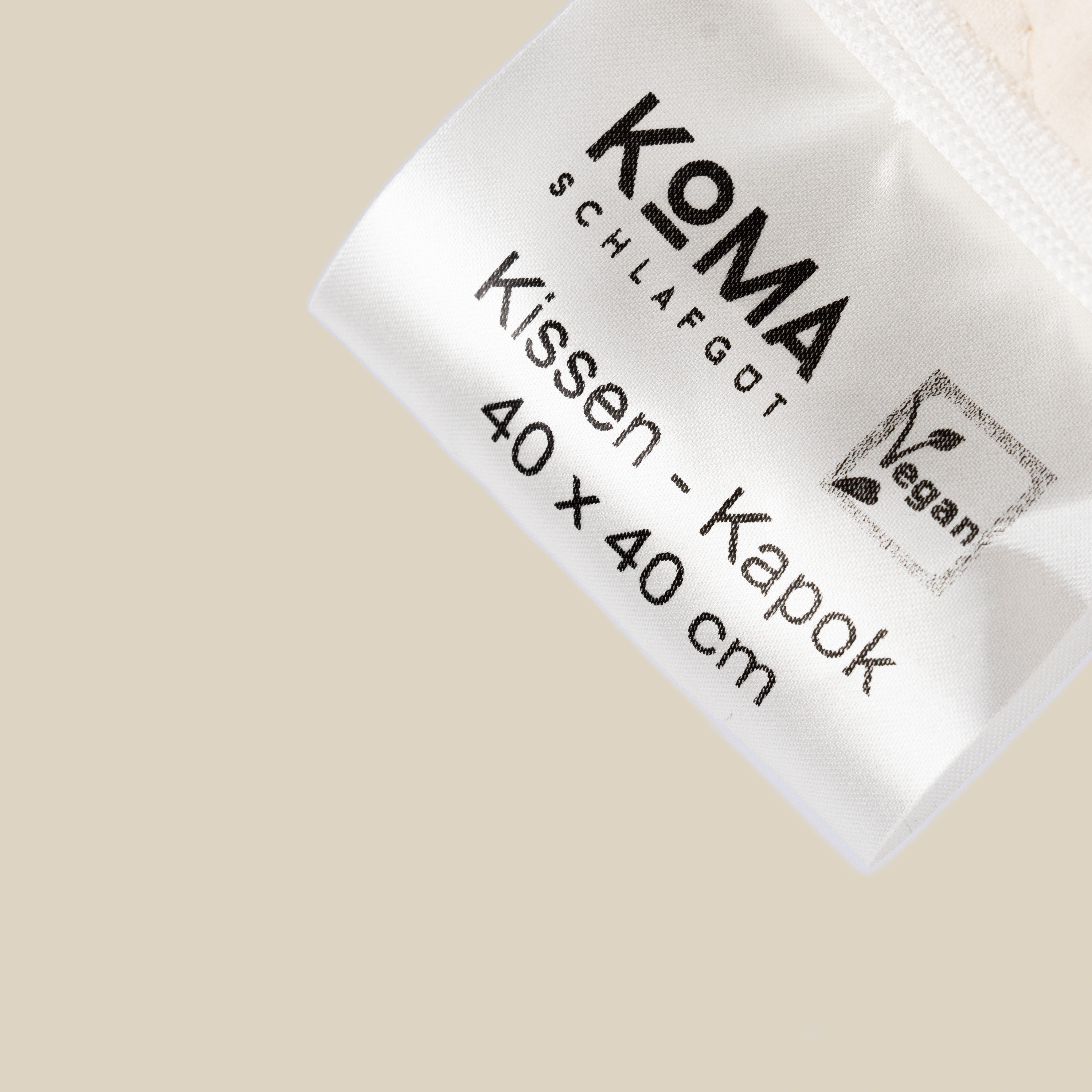KOMA schlafgut Naturfaserkopfkissen Kapok Bio Kopfkissen günstig online kaufen