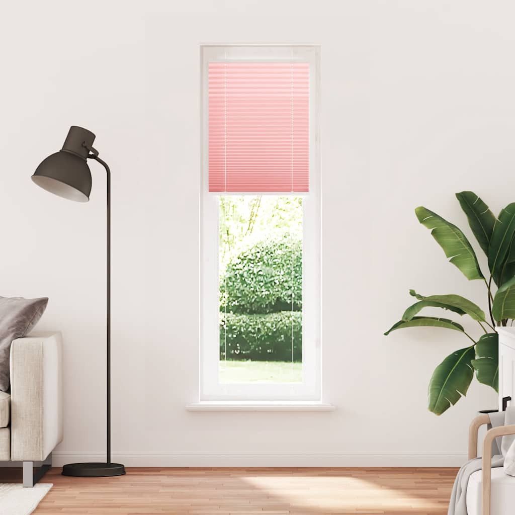 vidaXL Jalousie 55 x 200 cm Plissee Rosa 55x200 cm Stoffbreite 54,4 cm Polyester