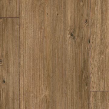 EGGER Korklaminat »Comfort EHC002 Jacksonville Eiche dunkel«, Korkboden in Holzoptik, Bodenbelag: warm & leise, Packung, 8mm, 1,995m² - nachhaltiger Fußboden - dunkelbraun