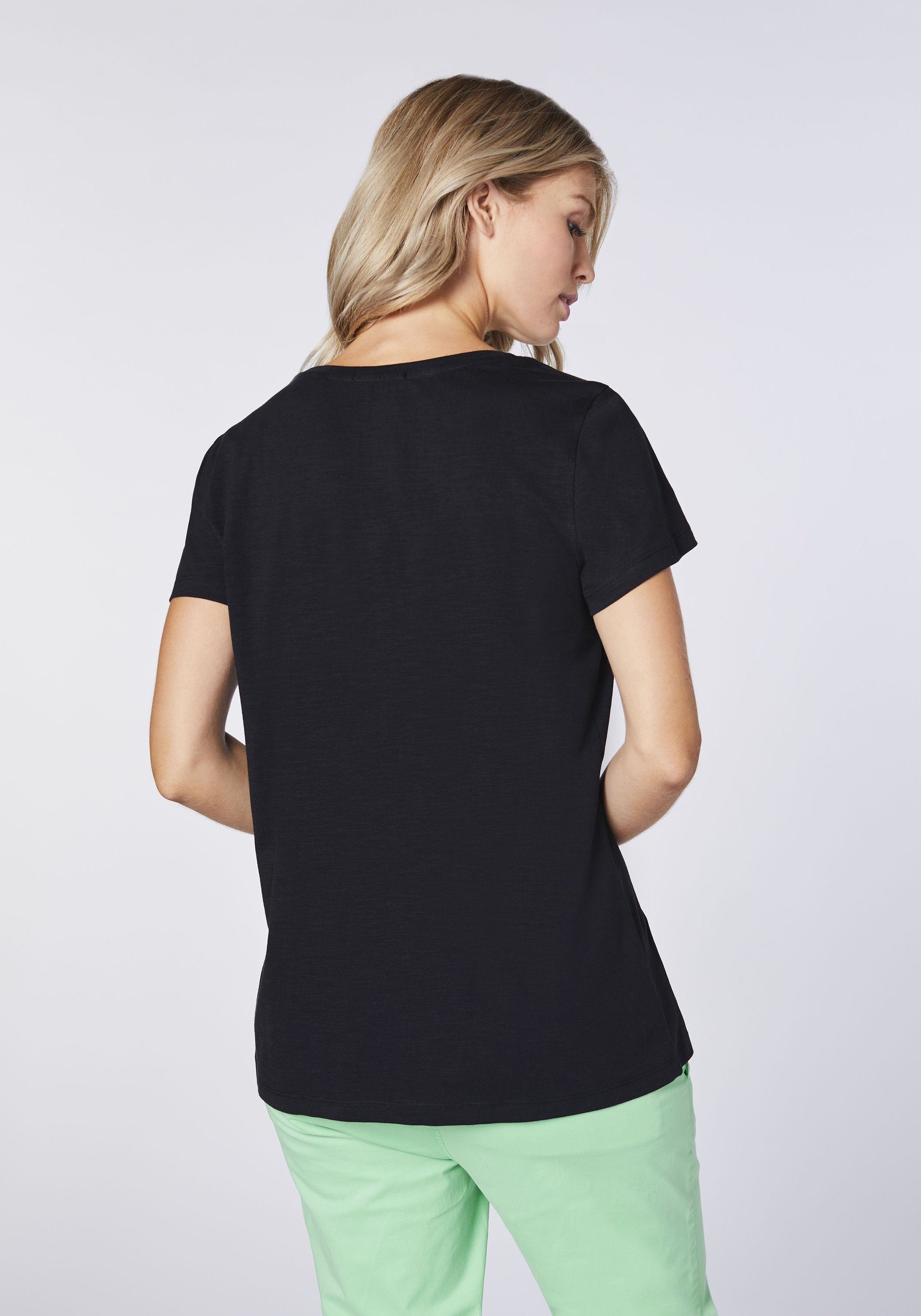 Jumper-Frontprint 19-3911 Chiemsee Black Beauty 1 Print-Shirt mit T-Shirt