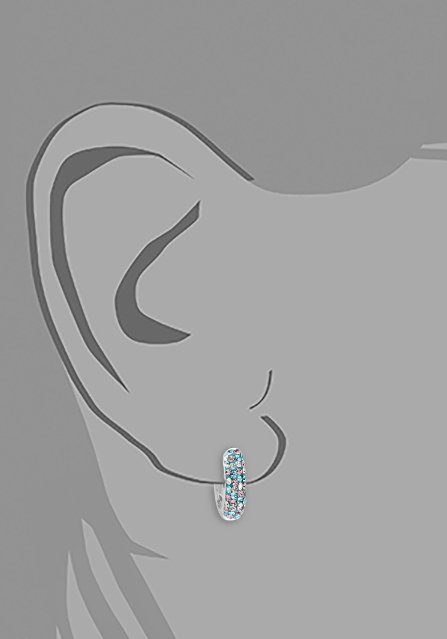 Prinzessin Lillifee Paar Creolen, mit Preciosa Crystal – Bild 4 von 4