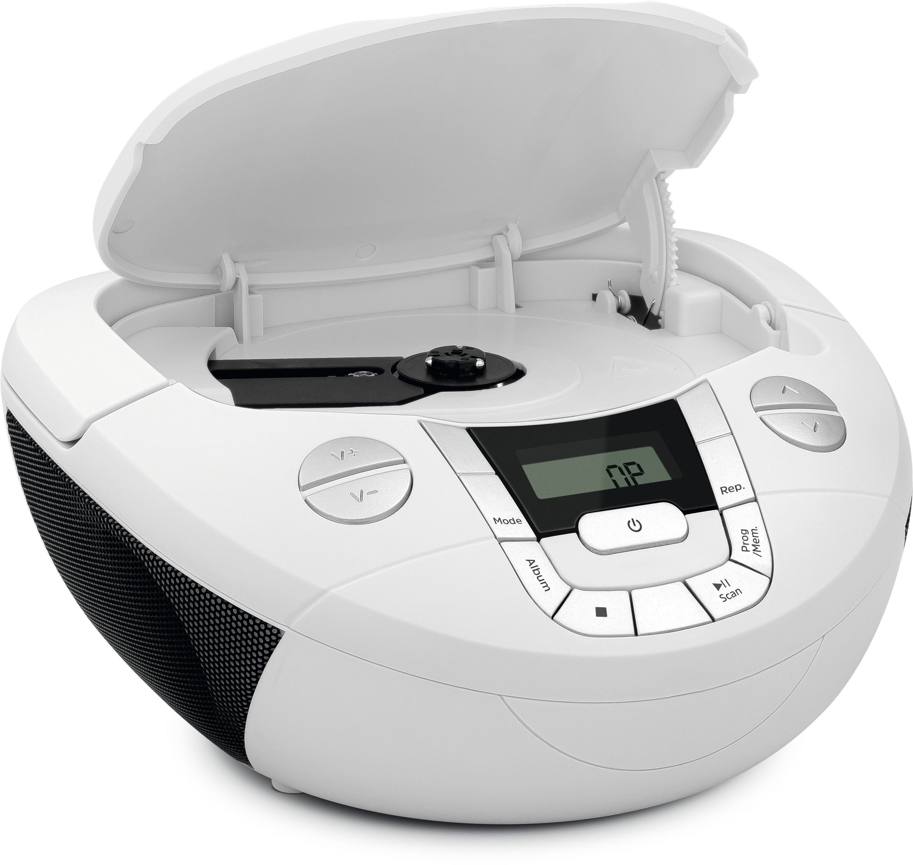 TechniSat VIOLA CD-1 UKW-Radio (FM-Tuner mit RDS, 2 W, CD-Player, Bluetooth, Tragegriff, Netz- und Batteriebetrieb) – Bild 4 von 5