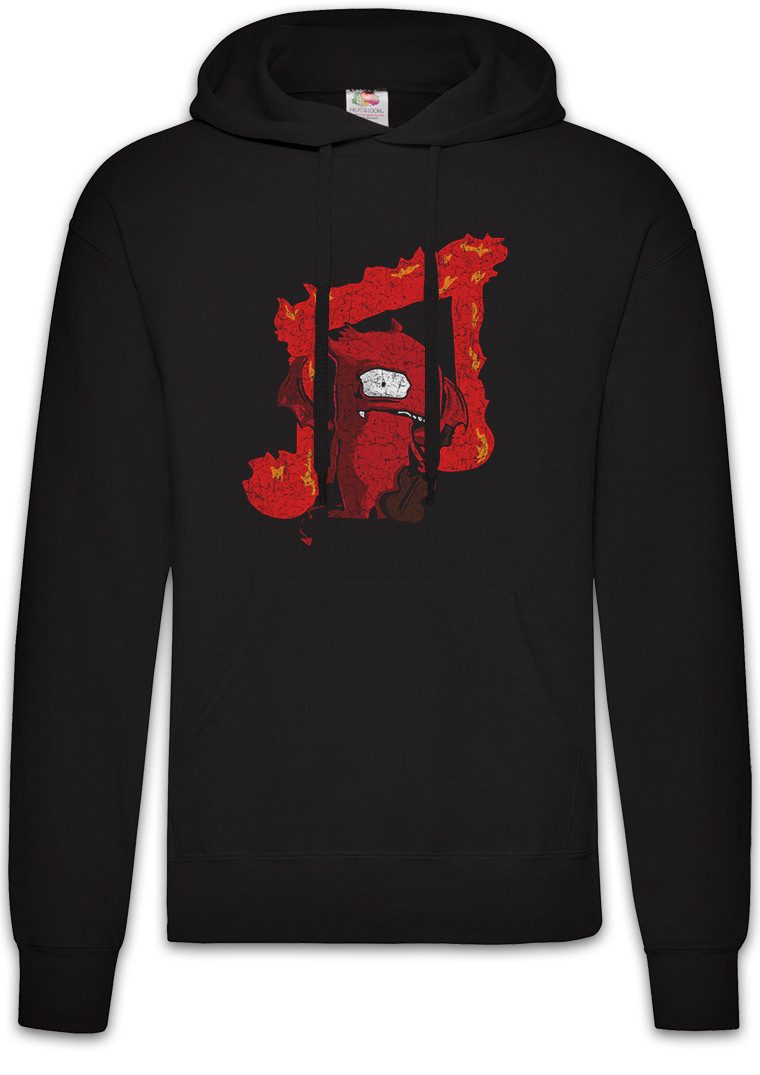 Hoodie Music Devil Herren HoodieGuitar Rock Metal Player Gitarre Gittarist