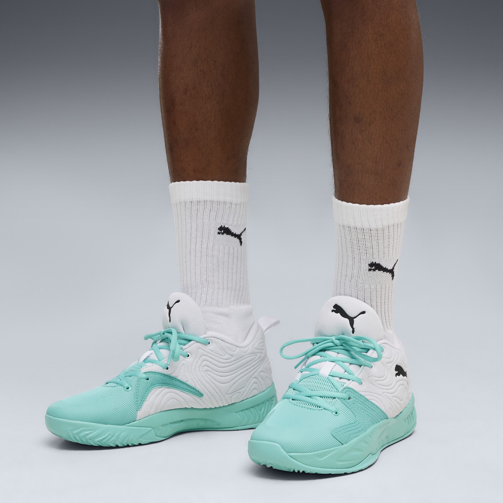 PUMA Court Pro 3 Mid Basketballschuhe Erwachsene Basketballschuh
