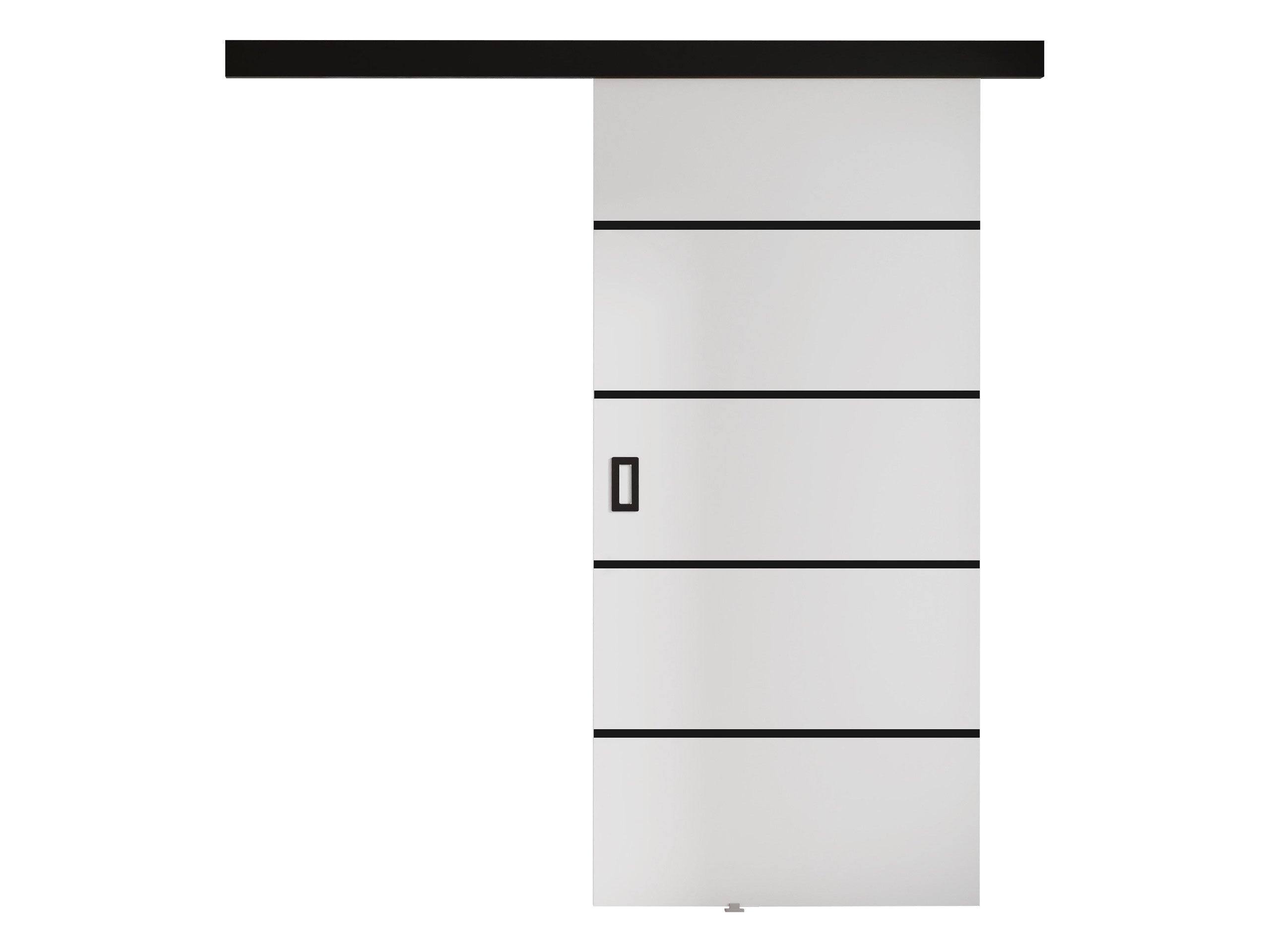 MIRJAN24 Schiebetür Werdi Plus (Tür universell Links / Rechts), 76/86/96/106 cm, Metallkugellagerschiebesystem