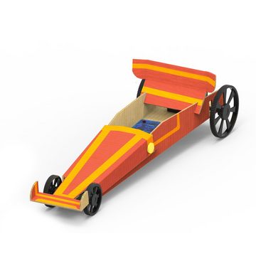 4M Konstruktions-Spielset Paper Circuit Techcraft - Rennwagen Bausatz