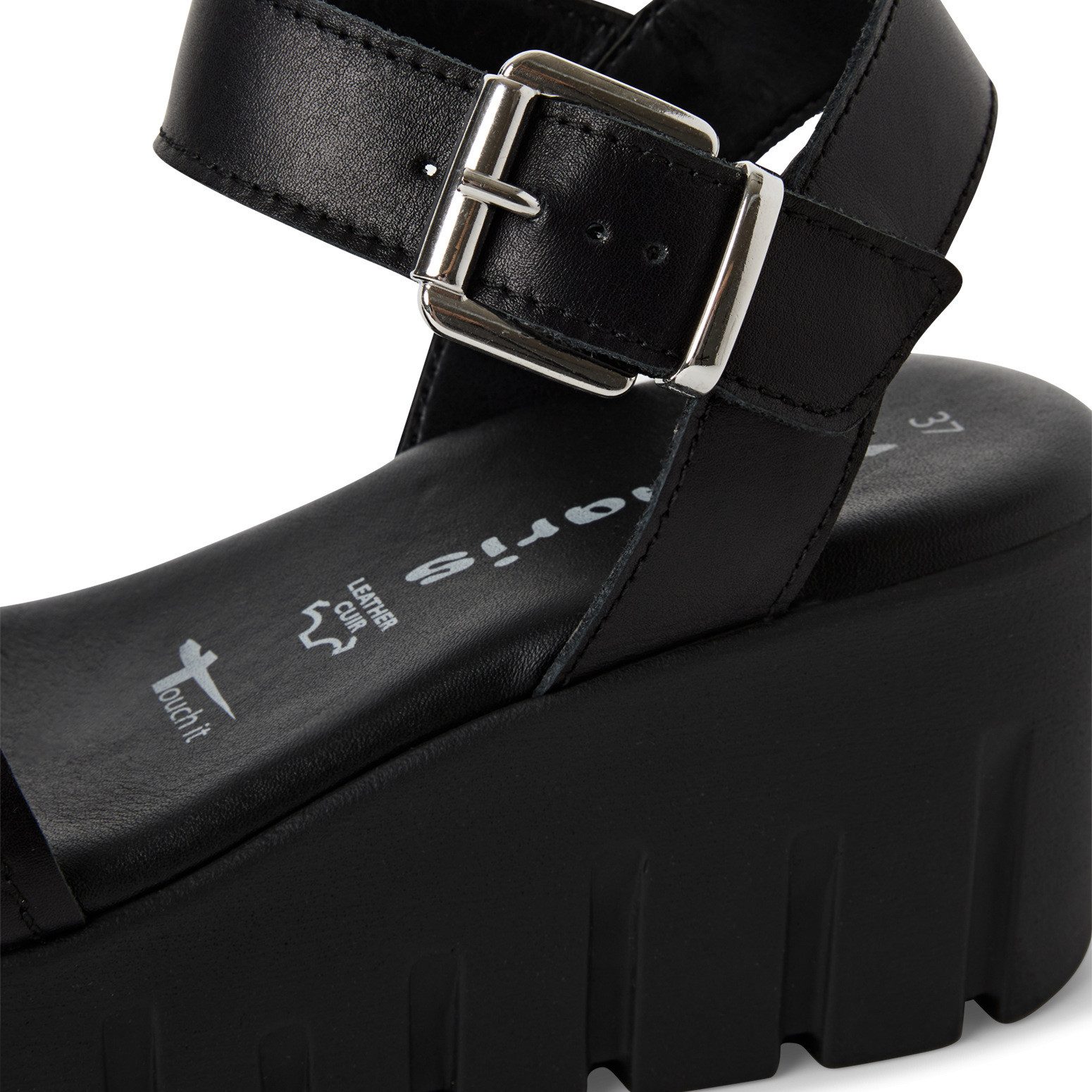 Tamaris Keilsandalette Sommerschuh, Riemchensandale mit modischer Plateausohle