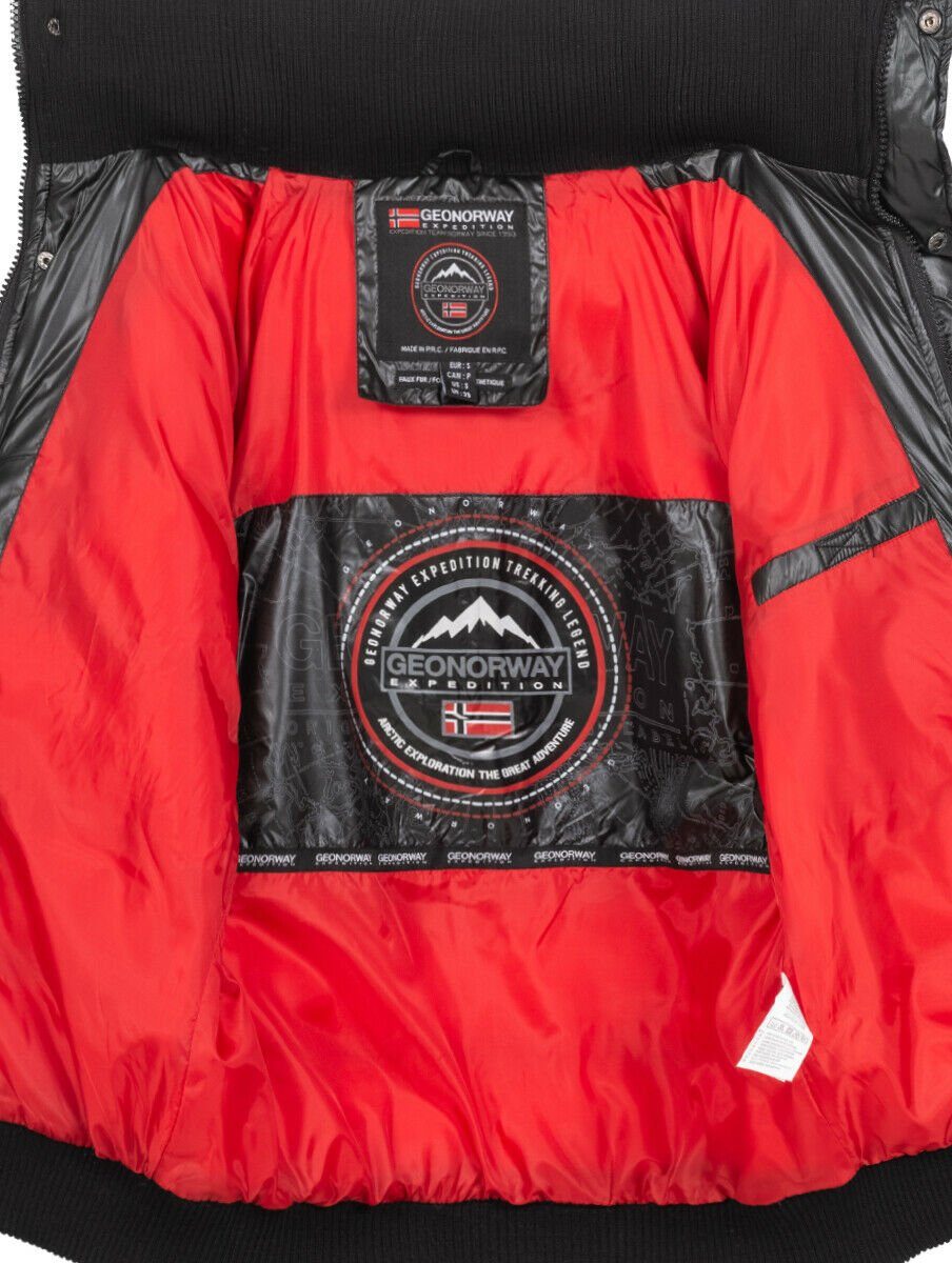 Geographical Norway Steppjacke Damen Winter Jacke Steppjacke Parka Getappt Bomberjacke Warm gesteppt