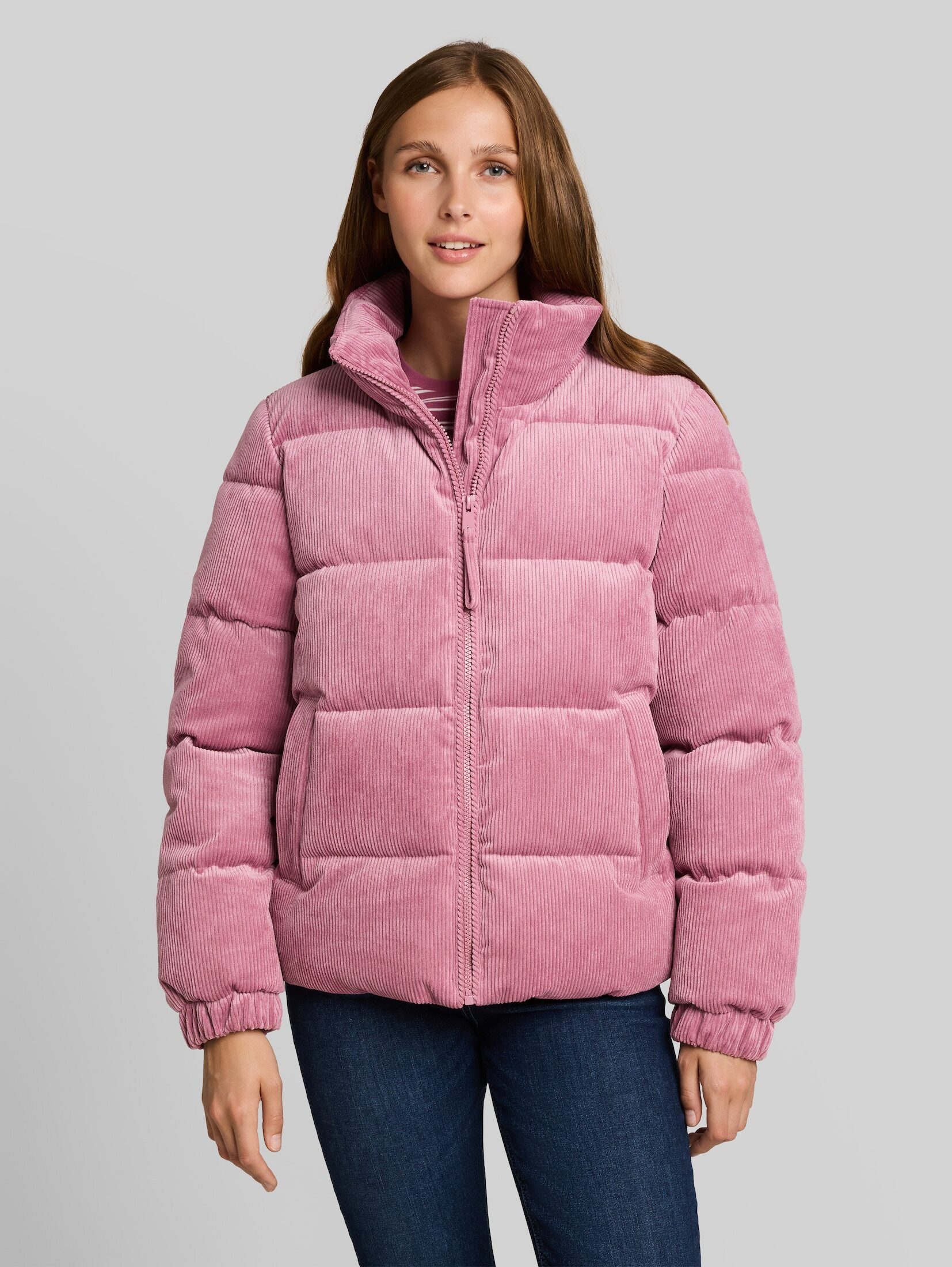 TOM TAILOR Denim Steppjacke Jacken Cord Jacke aus wasserabweisendem Material